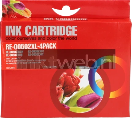 Huismerk Epson 502XL Multipack zwart en kleur Front box