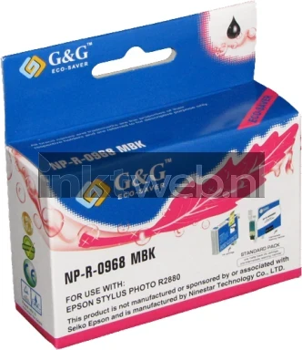 Epson T0968MBK mat zwart Front box