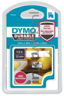Dymo D1 1978364 vinyl tape zwart Front box