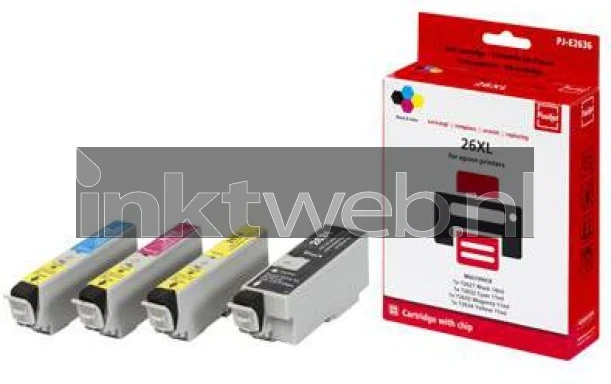 Huismerk Epson 26XL Multipack (Opruiming Pixeljet!) zwart en kleur