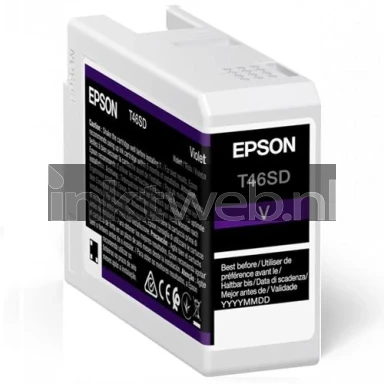 Epson Singlepack Violet T46SD UltraChrome Pro 10 inkt paars Product only