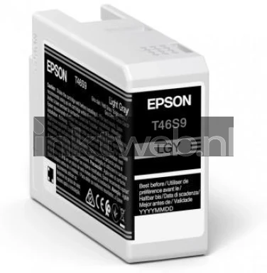 Epson Singlepack Light Gray T46S9 UltraChrome Pro 10 inkt licht grijs Product only