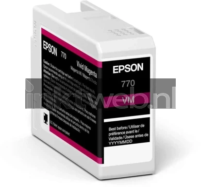 Epson inglepack Vivid Magenta T46S3 UltraChrome Pro 10 inkt magenta Product only