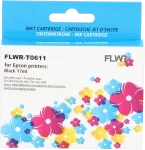 FLWR Epson T0611 zwart (Huismerk (compatible))