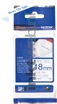Brother TZe-FA4B blauw op wit breedte 18 mm