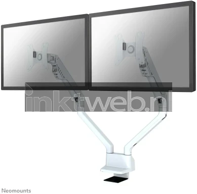 Neomounts FPMA-D750DWHITE2 | Monitorarm met bureauklem wit