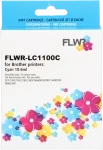 FLWR Brother LC-980C cyaan (Huismerk (compatible))