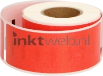 Huismerk Dymo 99010 130 labels per rol rood Product only