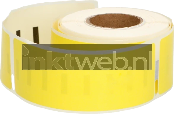 FLWR Dymo 99010 89 mm x 28 mm  geel