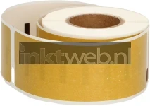 Huismerk Dymo 99010 130 labels per rol Goud Product only
