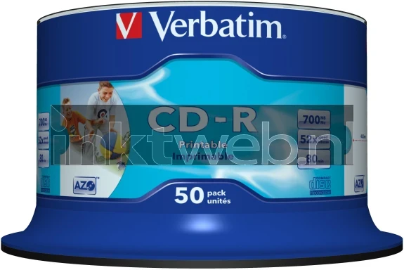 Verbatim CD-R 80 Min/700 MB printbaar