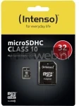 Intenso microSDHC Class 10 SD card Front box