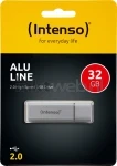 Intenso Alu Line USB-stick 32GB Zilver Front box