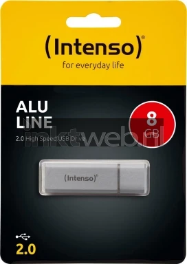 Intenso Alu Line USB-stick 8GB zilver