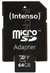 Intenso Micro SDHC kaart UHS-I 64GB Product only