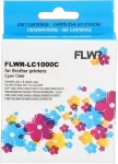 FLWR Brother LC-970C / LC-1000C cyaan (Huismerk (compatible))