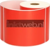 Huismerk Zebra verzendetiketten 102x150 rood Product only