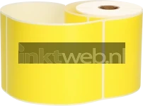 Huismerk Zebra verzendetiketten 102x150 geel Product only