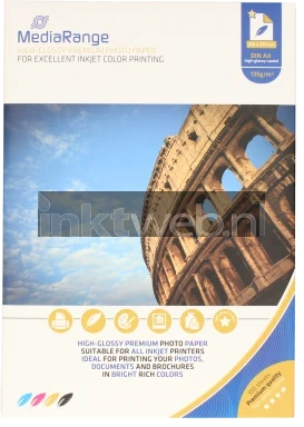 MediaRange Fotopapier Hoogglans | A4 | 135 gr/m² 100 vellen
