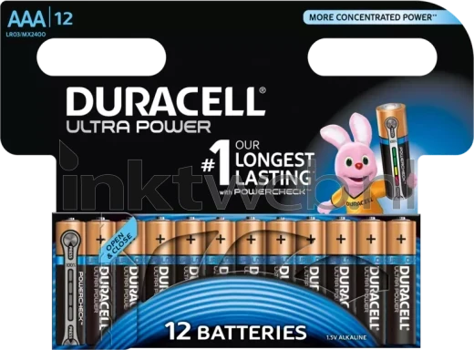 Duracell Ultra Power 12x AAA Alkaline