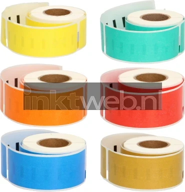 Huismerk Dymo 99010 130 labels per rol kleur 