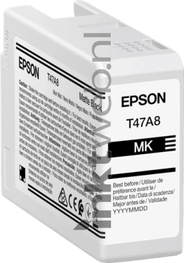 Epson T47A8 UltraChrome Pro 10 mat zwart Product only