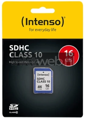 Intenso SDHC-kaart Class 10 16GB