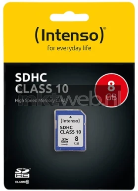 Intenso SDHC-kaart Class 10 8GB
