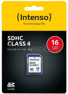 Intenso SD Card 16GB Front box