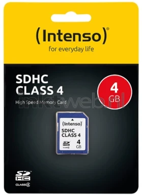 Intenso SD Card 4GB Front box