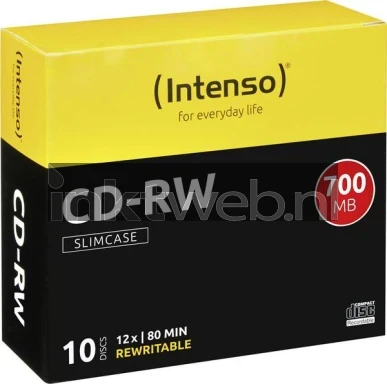 Intenso 10xCD+RW 700MB