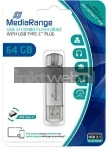 MediaRange USB 3.0 Type C combo flash drive 64GB  (Origineel)