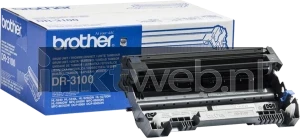 Brother DR-3100 drum zwart combined product and front Combined box and product