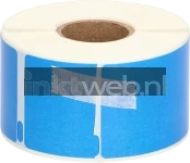 Huismerk Dymo 99012 adreslabel breed blauw Product only