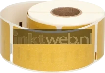 Huismerk Dymo 99012 adreslabel breed goud Product only