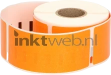 Huismerk Dymo 99012 adreslabel breed oranje Product only
