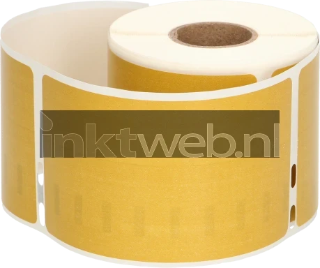 FLWR Dymo 99014 Adreslabel groot 101 mm x 54 mm  goud