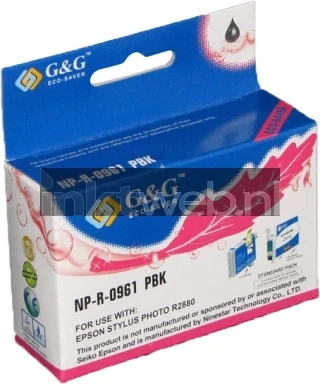 Epson T0961PBK foto zwart voorkant Front box