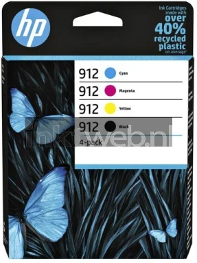 HP 912 multipack zwart en kleur