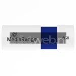 MediaRange USB flash drive 8GB color edition blauw Product only