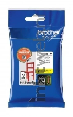 Brother LC-3619 geel Front box