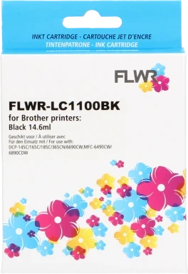 FLWR Brother LC-1100BK zwart