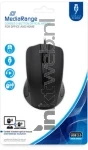 MediaRange Optische muis met 3 knoppen Front box