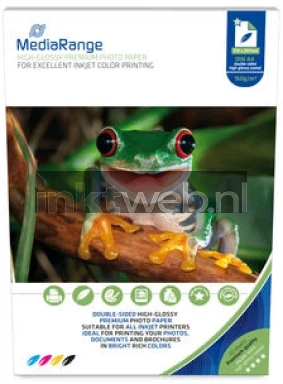 MediaRange Fotopapier Hoogglans | A4 | 160 gr/m² 50 vellen