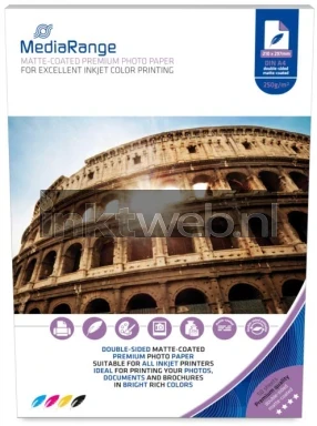 MediaRange Fotopapier Mat | A4 | 250 gr/m² 50 vellen