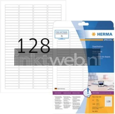 Herma dia-etiketten 43,2 x 8,5 mm A4 
