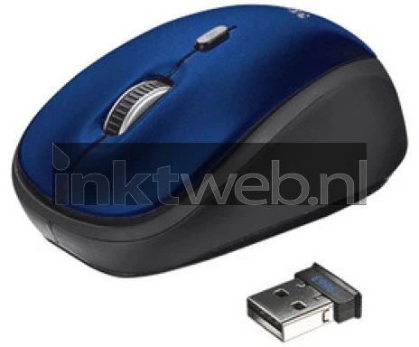 Trust Yvi draadloze muis blauw