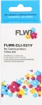 FLWR Canon CLI-521Y geel (Huismerk (compatible))