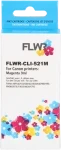 FLWR Canon CLI-521M magenta (Huismerk (compatible))