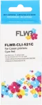 FLWR Canon CLI-521C cyaan (Huismerk (compatible))